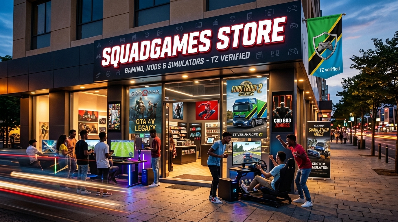 Squad Games Store TZ Custom Banner